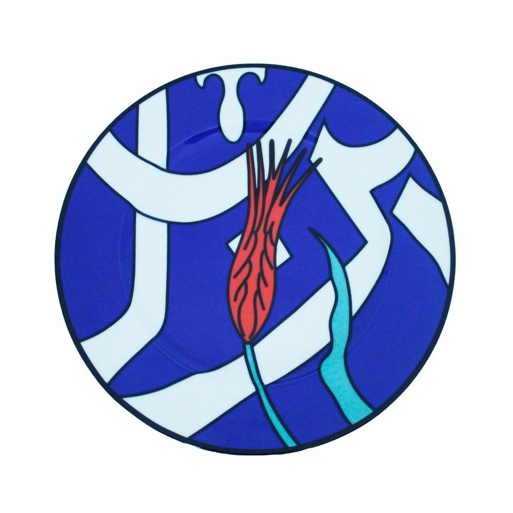 Design objects - Deep Blue Collection_ Dinner plates - A TABLE AFFAIR
