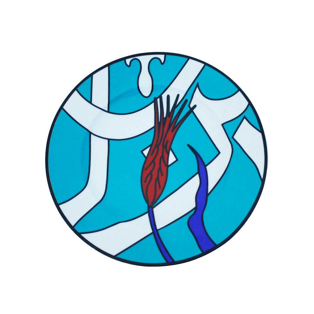 Design objects - Turquoise Collection _ Dinner plate - A TABLE AFFAIR