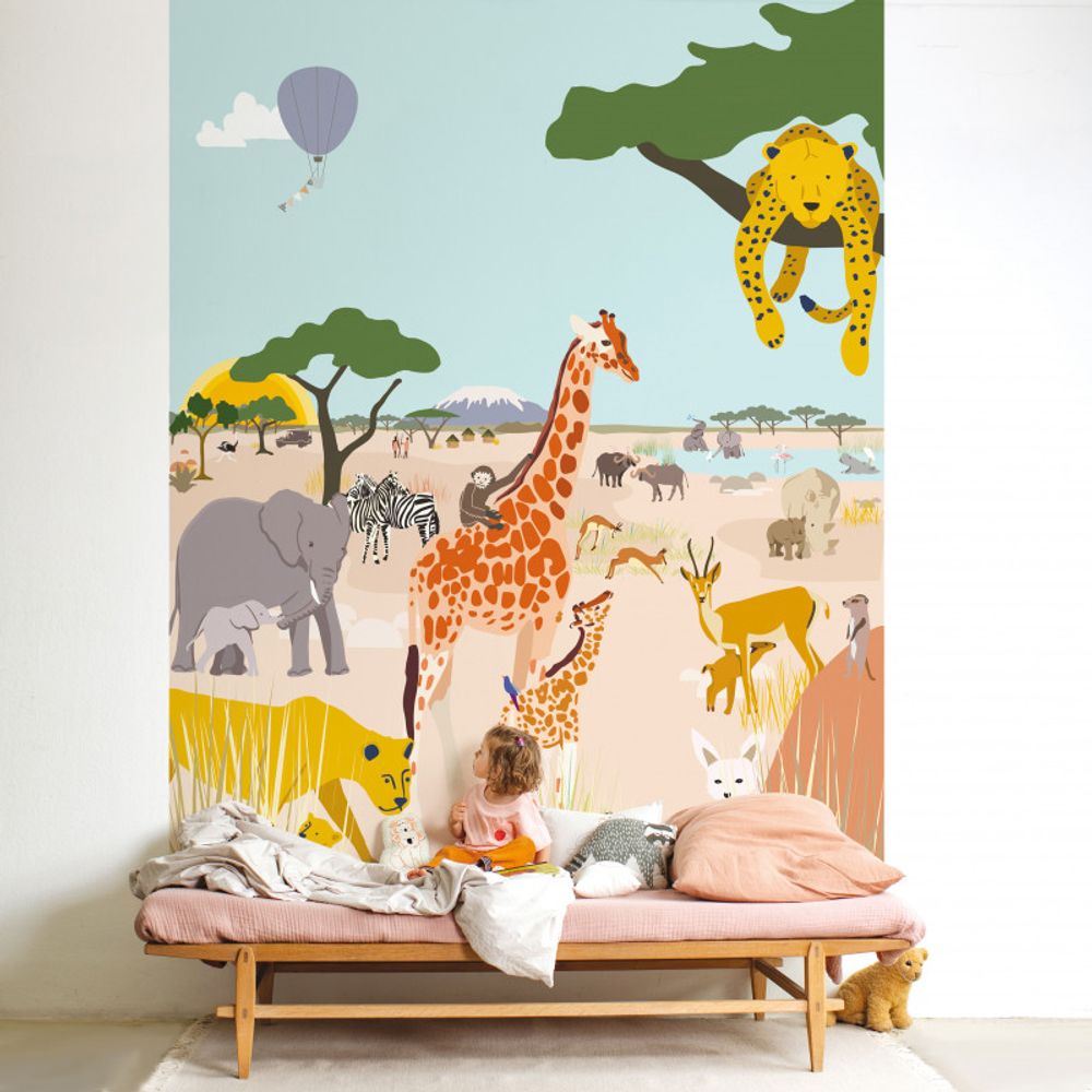 Other wall decoration -  NEW ! PANORAMA WALLPAPER SAFARI - MIMI'LOU
