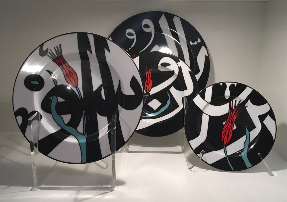Design objects - Black Collection _ Dinner plates - A TABLE AFFAIR