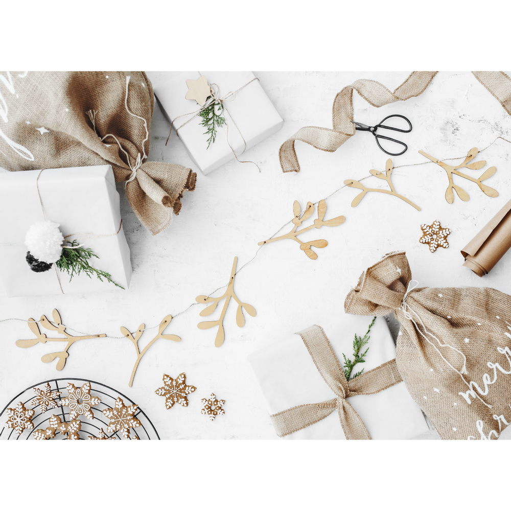 Objets de décoration - Chemin de table en mousseline, crème claire, 0.70x5m - PARTYDECO