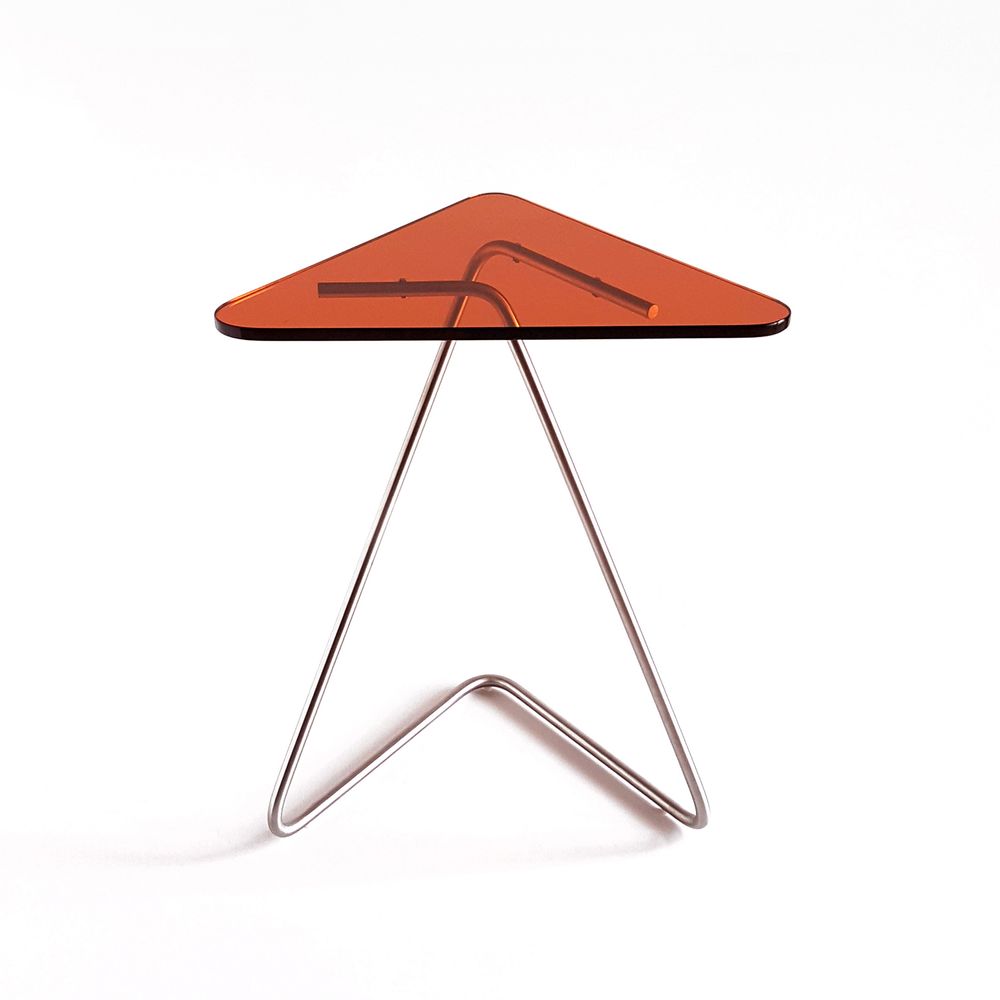 Coffee tables - The Triangle Table/Stainless Steel - KRAY STUDIO