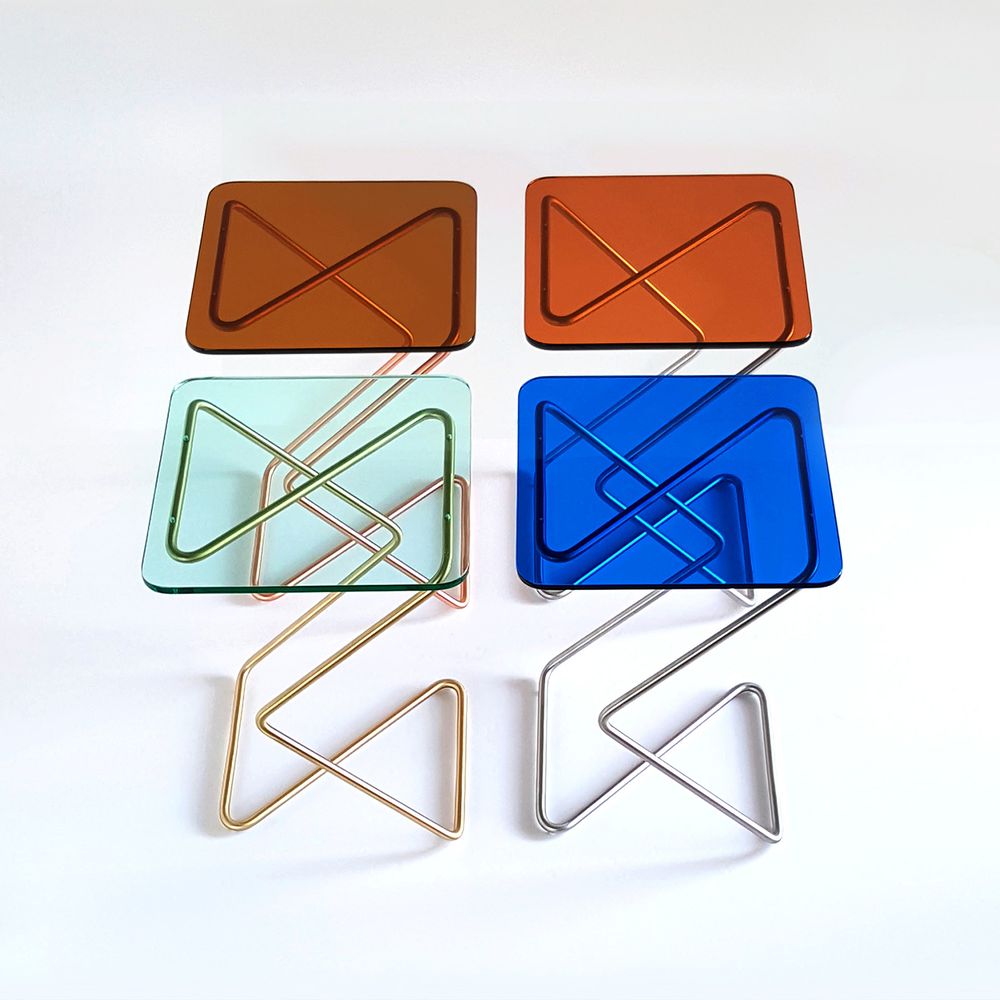 Coffee tables - The square table/stainless steel. - KRAY STUDIO
