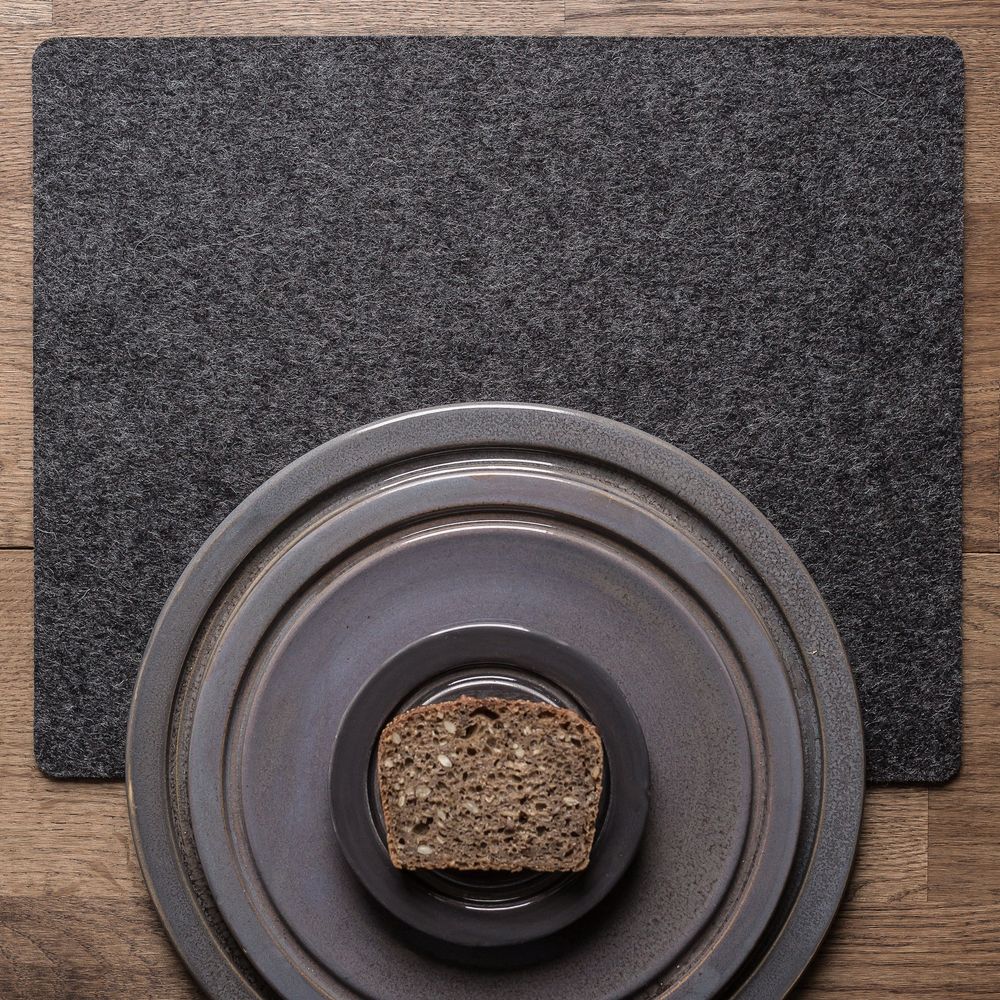 Office sets - Felt placemats | grey, black - NAMUOS