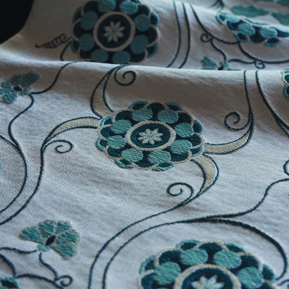 Decorative objects - Art Textile:Flowering karakusa vines - AWAI