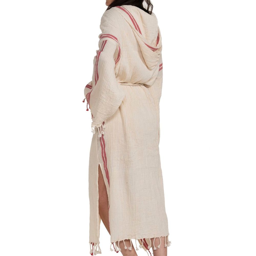 Bath towels - BUSE HOODED BATHROBE DRESSING GOWN COTTON HANDLOOMED - LALAY