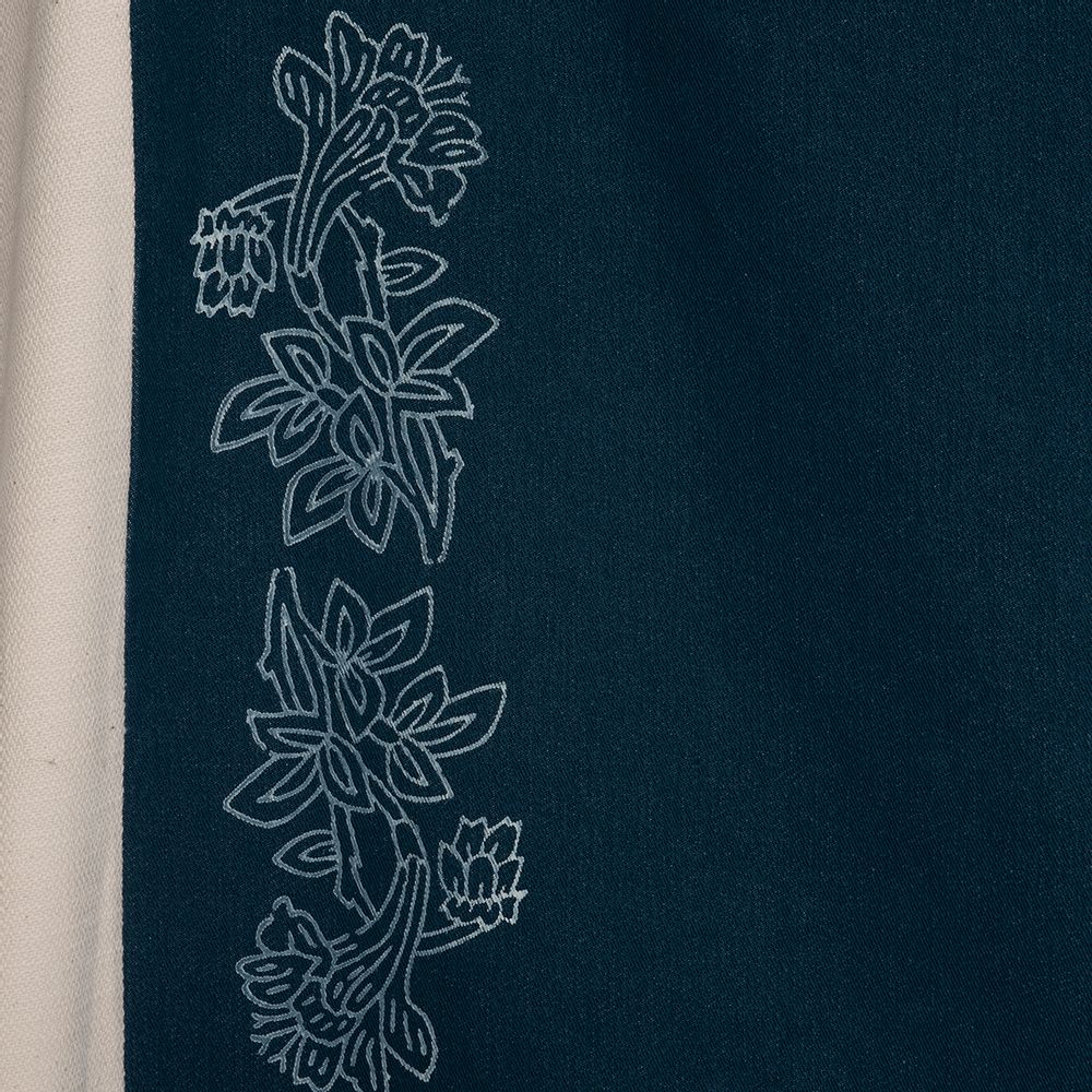 Throw blankets - THROW BED COVER SOFA COVER LEYAN HAND PRINTED DENIM FABRIC COTTON UNIQUE - LALAY