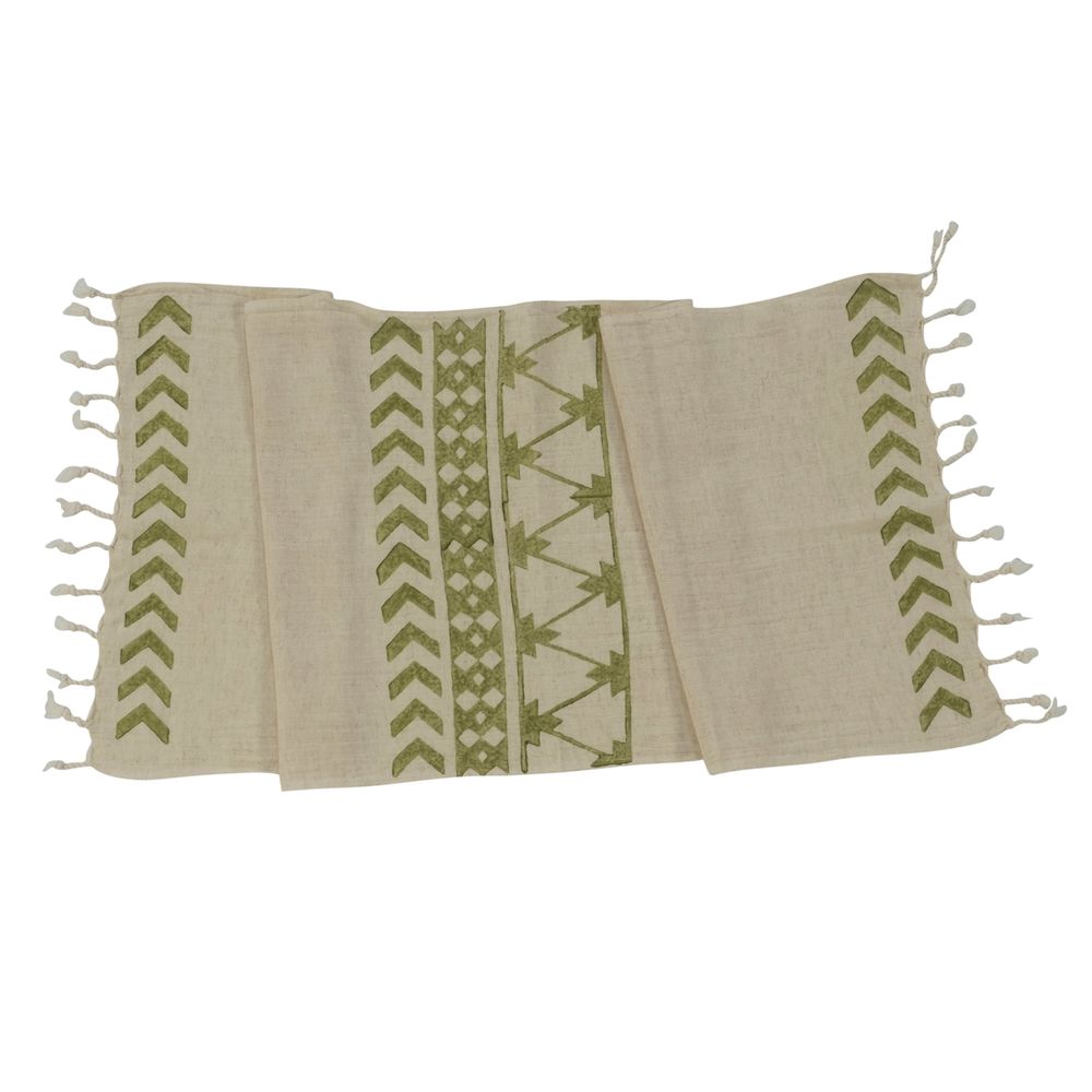 Gifts - HANDPRINTED -01/02/03/05/06  SERVICE MAT COTTON LINEN KITCHEN TOWEL GUEST TOWEL NAPKIN - LALAY