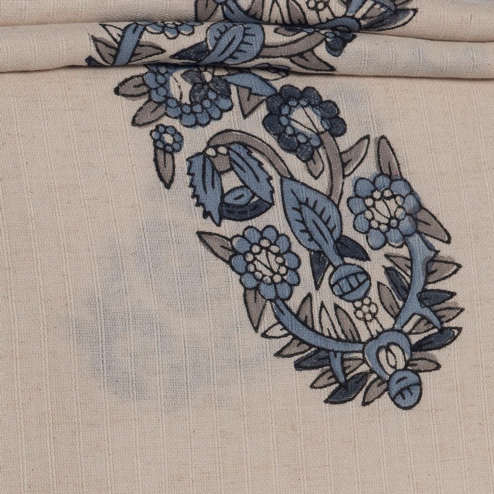 Throw blankets - HAMAMIYE THROW SOFA COVER BED COVER HANDPRINTED COTTON LINEN - LALAY