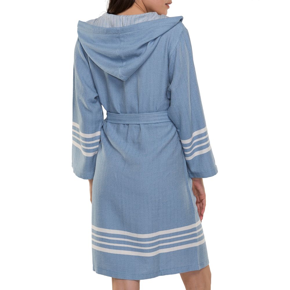 Serviettes de bain - PEIGNOIR À CAPUCHE SULTAN UNISEXE COTON - LALAY