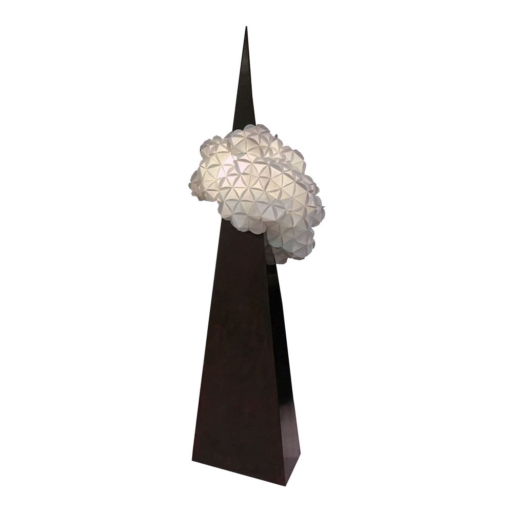 Sculptures, statuettes et miniatures - lampadaire colonne king kong - ATELIER ANNE-PIERRE MALVAL