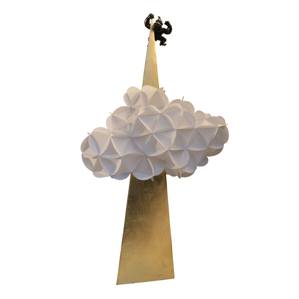 Sculptures, statuettes et miniatures - lampadaire colonne king kong - ATELIER ANNE-PIERRE MALVAL
