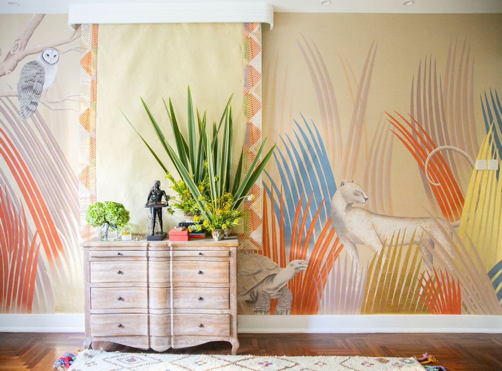 Autres décorations murales - Fond d'écran Jungle Safari - LALA CURIO LIMITED
