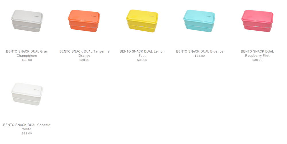 Boîtes de conservation - BENTO SNACK DUAL - TAKENAKA BENTO BOX