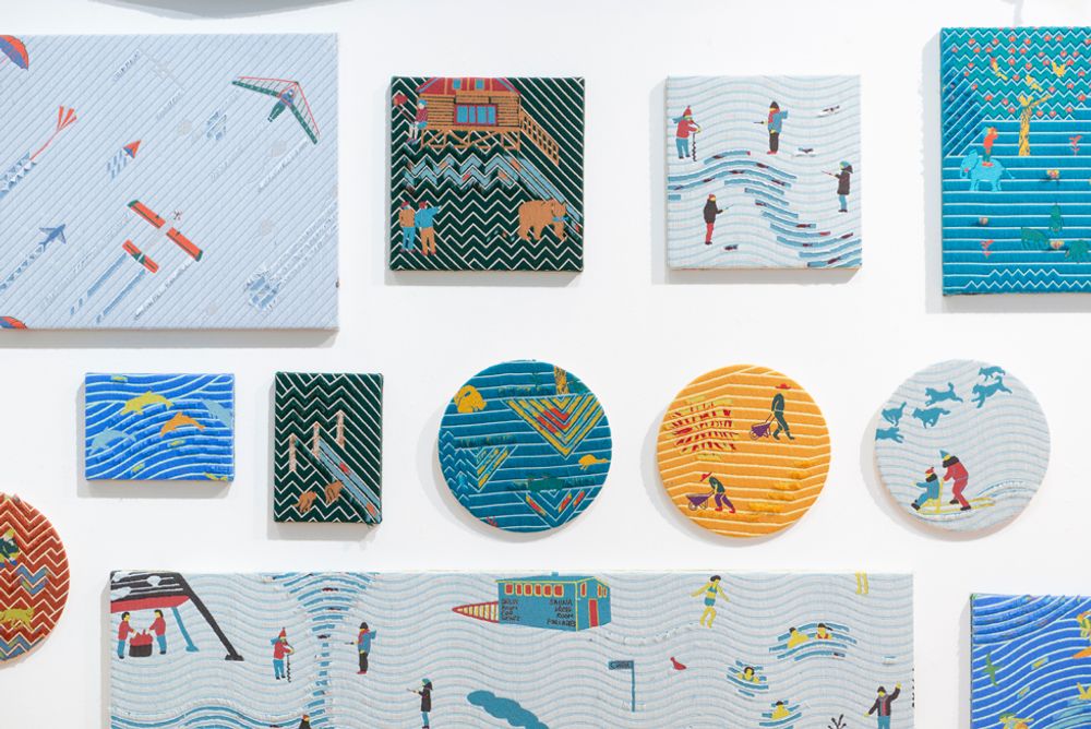 Autres décorations murales - SNIP SNAP | panneau d'art en tissu - YURI HIMURO