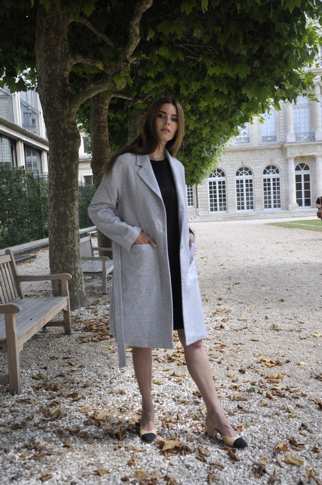Prêt-à-porter - Manteau femme sur mesure en cachemire ou laine  - AZZA DESIGN STUDIO ORGANIC CASHMERE MONGOLIE