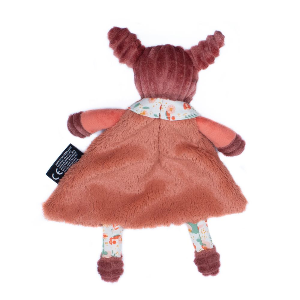 Soft toy - BABY COMFORTER MELIMELOS THE DEER - DEGLINGOS