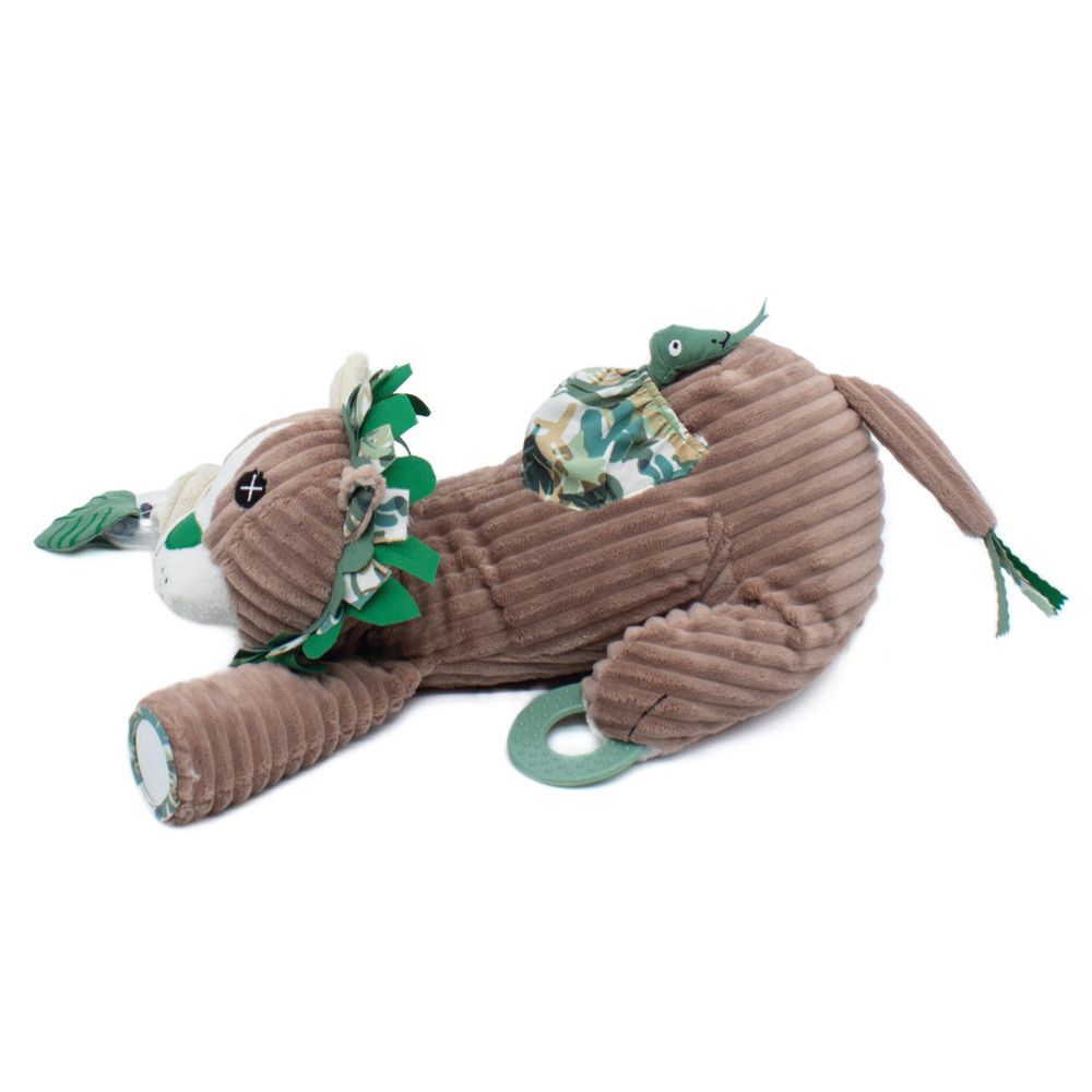Peluches - PELUCHE D'ACTIVITES JELEKROS LE LION - DEGLINGOS