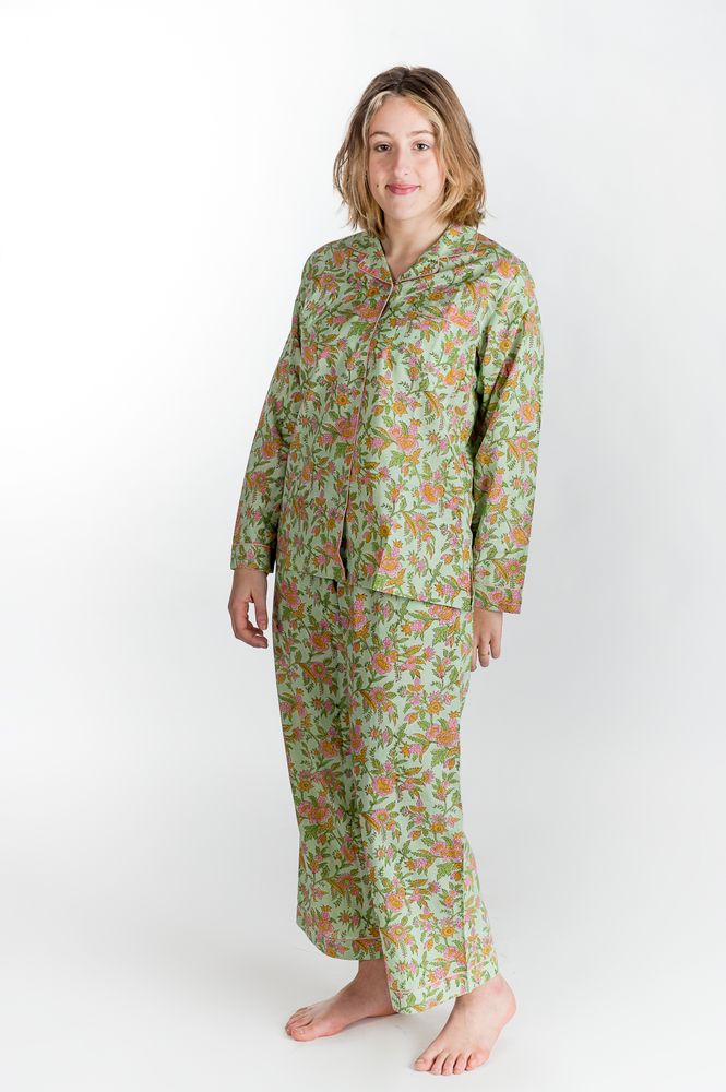 Homewear - PYJAMA COTON AVEC SON TOTE BAG FAIT À LA MAIN AVEC AMOUR ET SOIN - PECHAAN