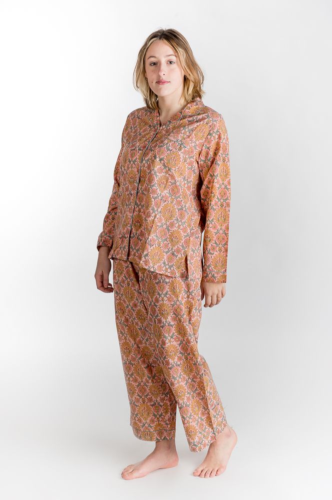 Homewear - PYJAMA COTON AVEC SON TOTE BAG FAIT À LA MAIN AVEC AMOUR ET SOIN - PECHAAN