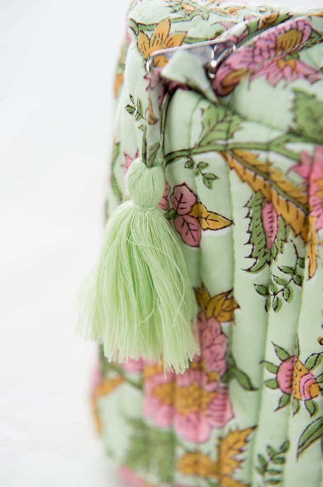 Homewear - TROUSSE BLOCKPRINT COTON BIO - PECHAAN