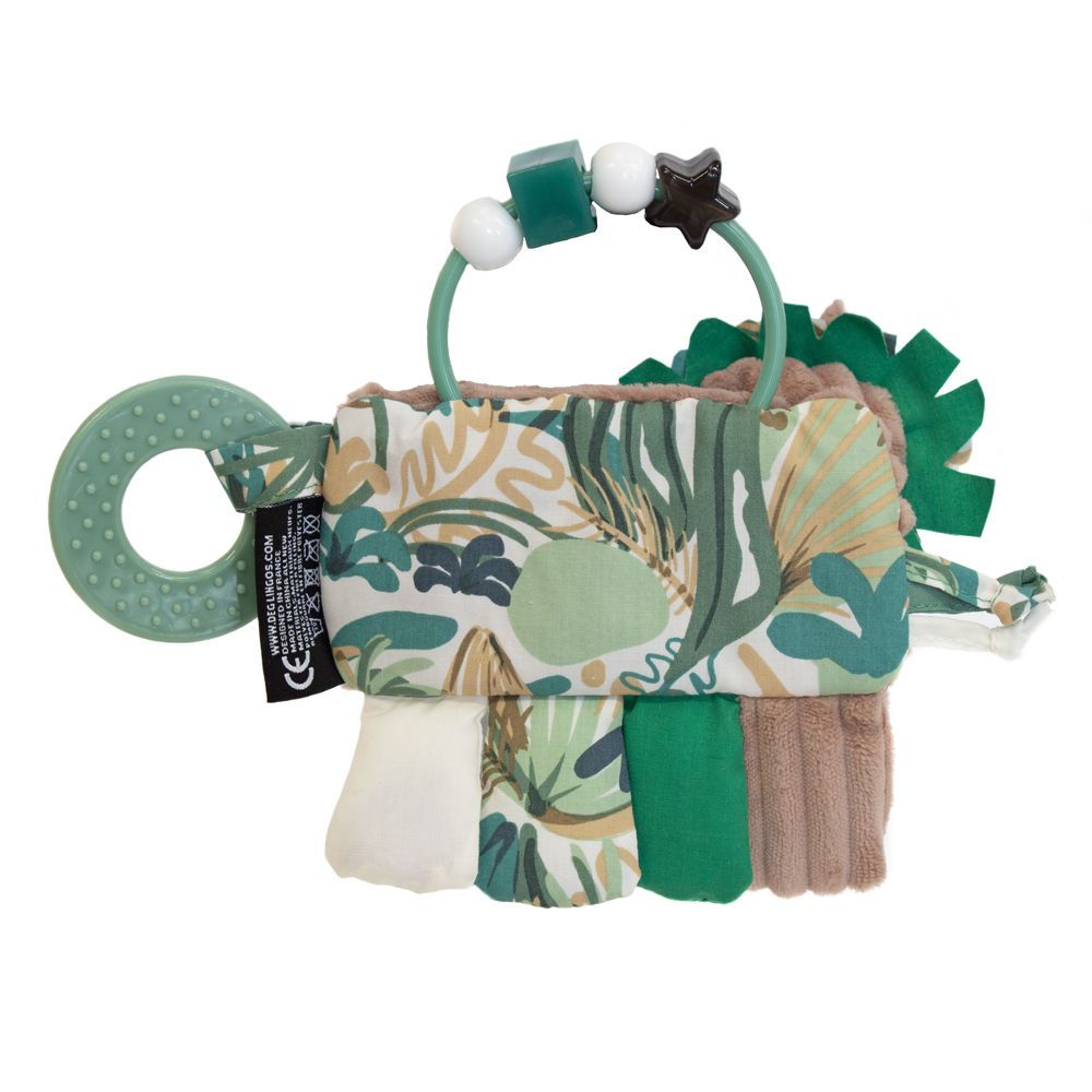Childcare accessories - ACTIVITY RATTLE JELEKROS THE LION - DEGLINGOS