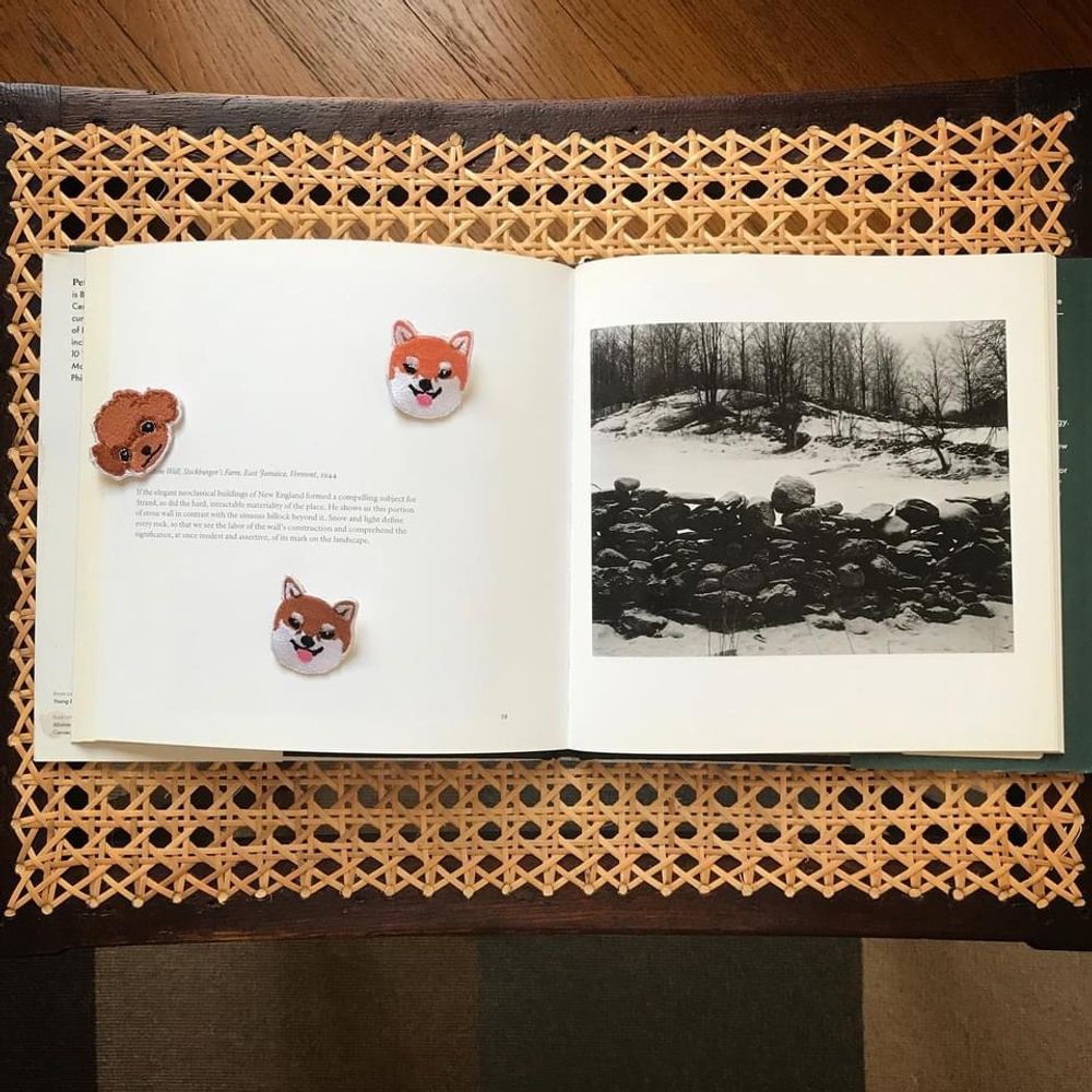 Prêt-à-porter - Broches brodées visage de Caniche Jouet, Shiba-inu - KEORA KEORA GOODS JP