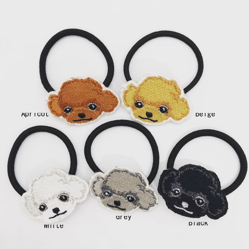 Prêt-à-porter - Broches brodées visage de Caniche Jouet, Shiba-inu - KEORA KEORA GOODS JP