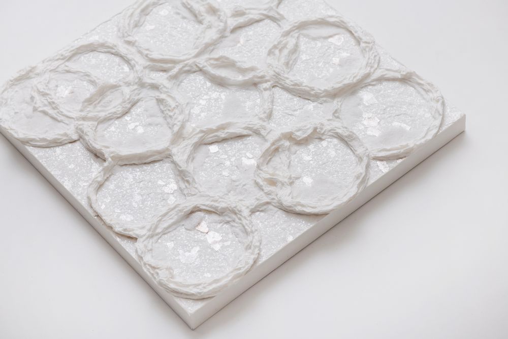 Other wall decoration - MONT BLANC Handmade Washi Art Panels - AWAGAMI