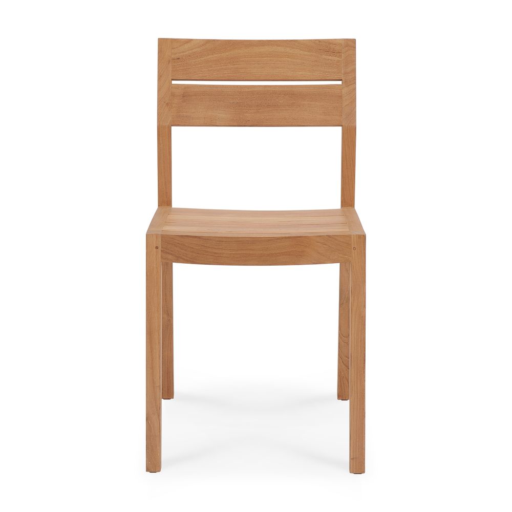 Lawn chairs - Teak EX 1 Outdoor Dining Chair - ETHNICRAFT