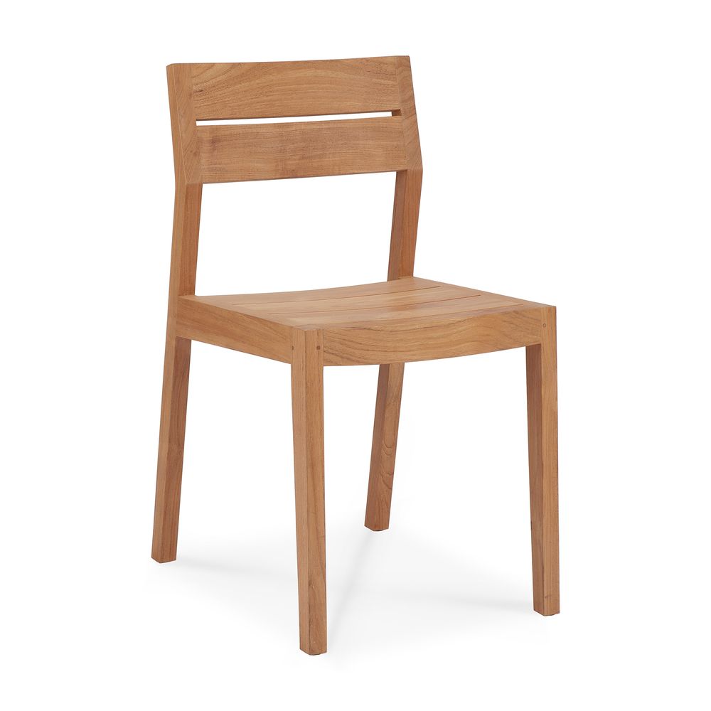 Lawn chairs - Teak EX 1 Outdoor Dining Chair - ETHNICRAFT
