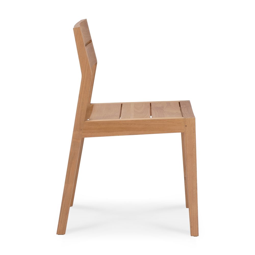 Lawn chairs - Teak EX 1 Outdoor Dining Chair - ETHNICRAFT