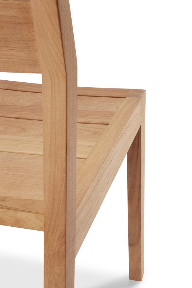 Lawn chairs - Teak EX 1 Outdoor Dining Chair - ETHNICRAFT