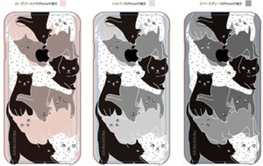 Objets de décoration - Coque acrylique pour iPhone 6,7,8/Ⅹ/11/12 - Chat - KEORA KEORA GOODS JP