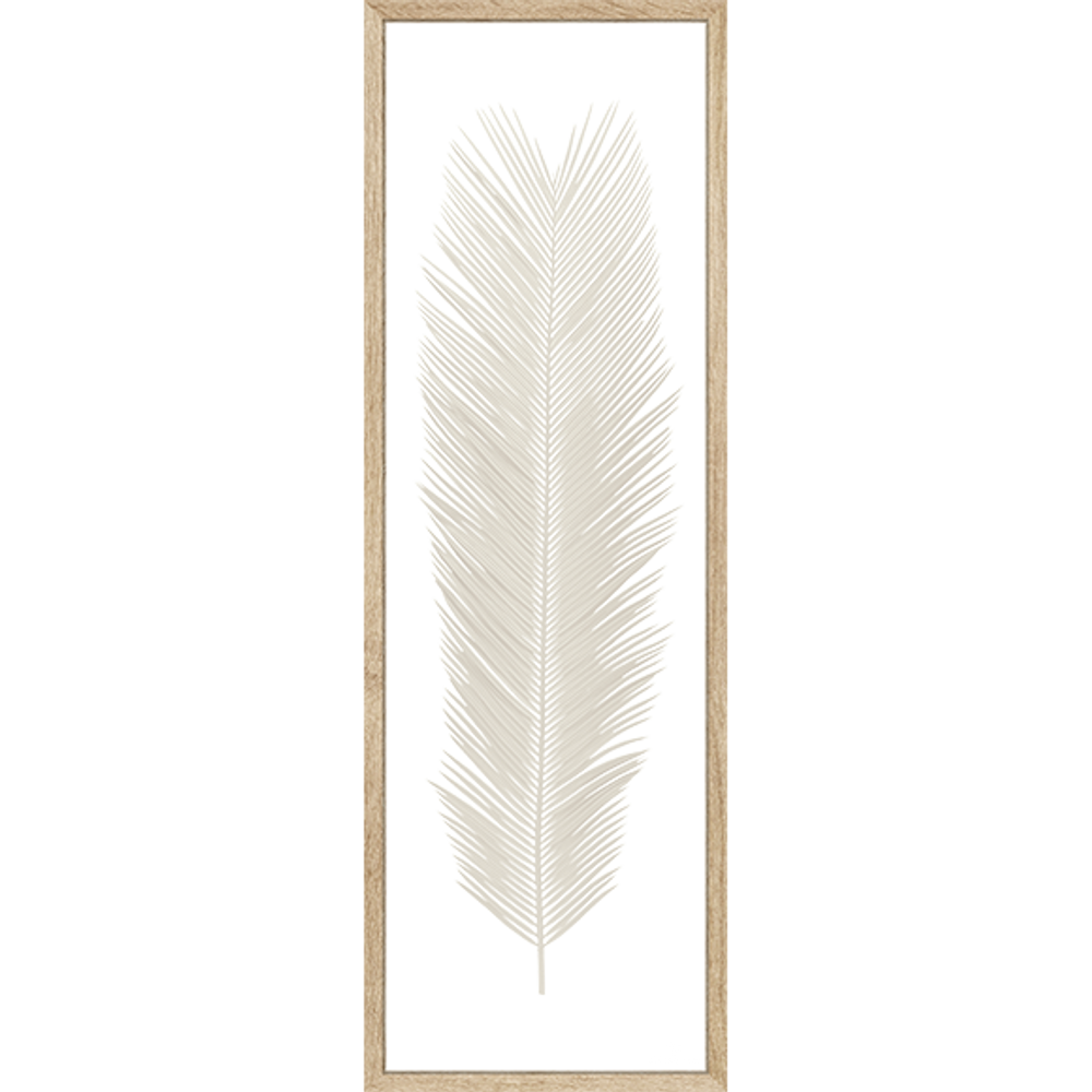 Cadres - Herbier Tropical Cycas - Encadrement Chêne -120x40 cm - ATELIER GERMAIN