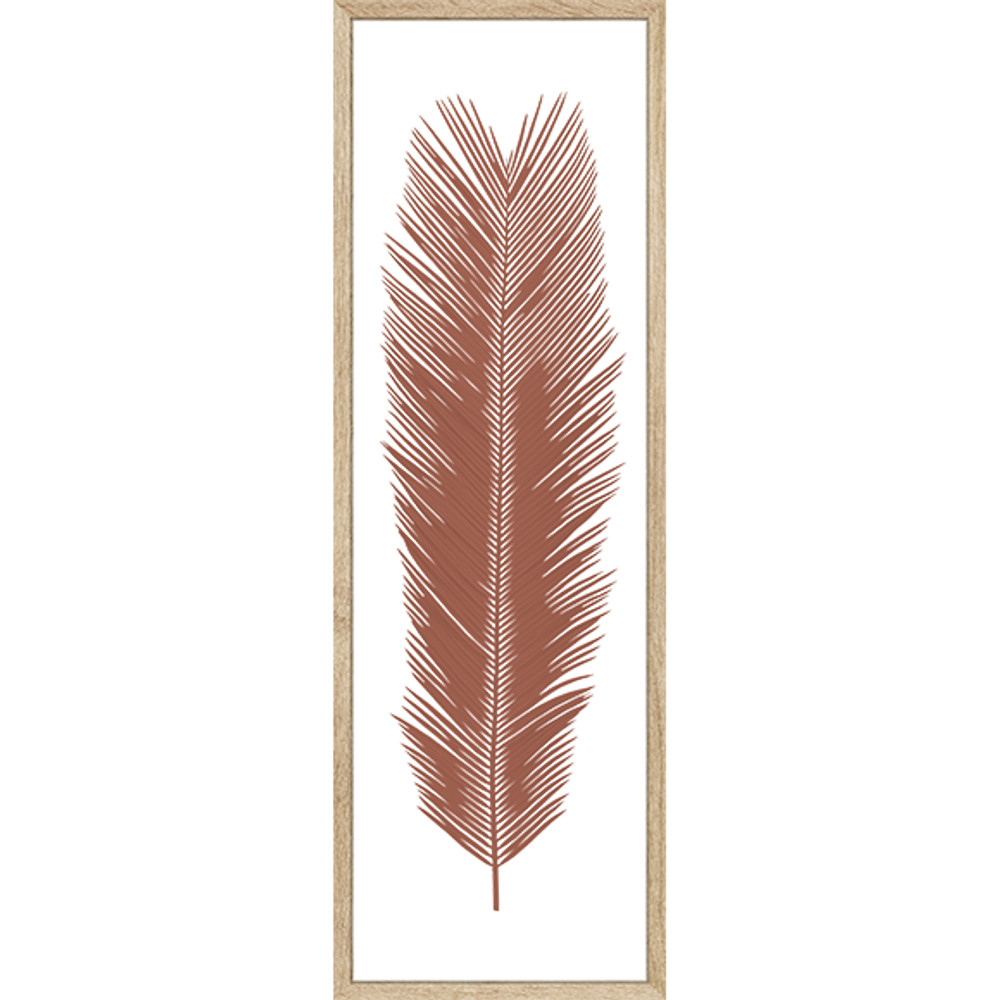 Cadres - Herbier Tropical Cycas - Encadrement Chêne -120x40 cm - ATELIER GERMAIN