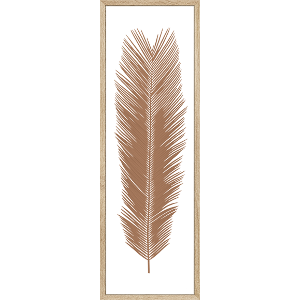 Cadres - Herbier Tropical Cycas - Encadrement Chêne -120x40 cm - ATELIER GERMAIN