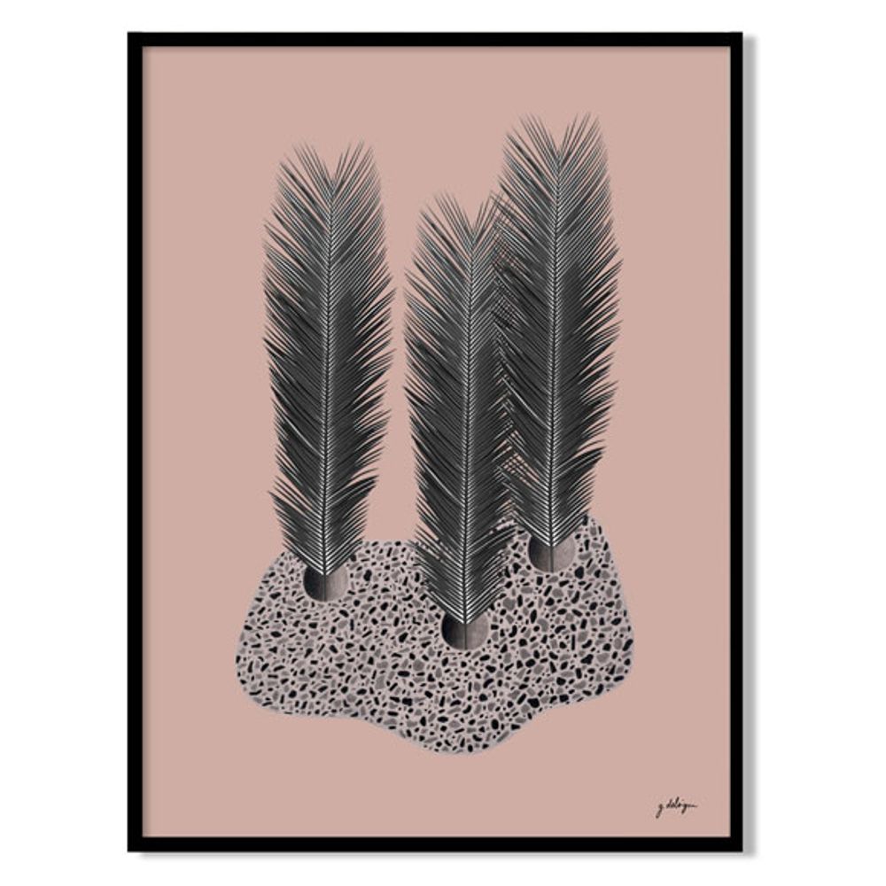 Cadres - Herbier tropical Cycas « CANYON » par Guillaume Delvigne - ATELIER GERMAIN