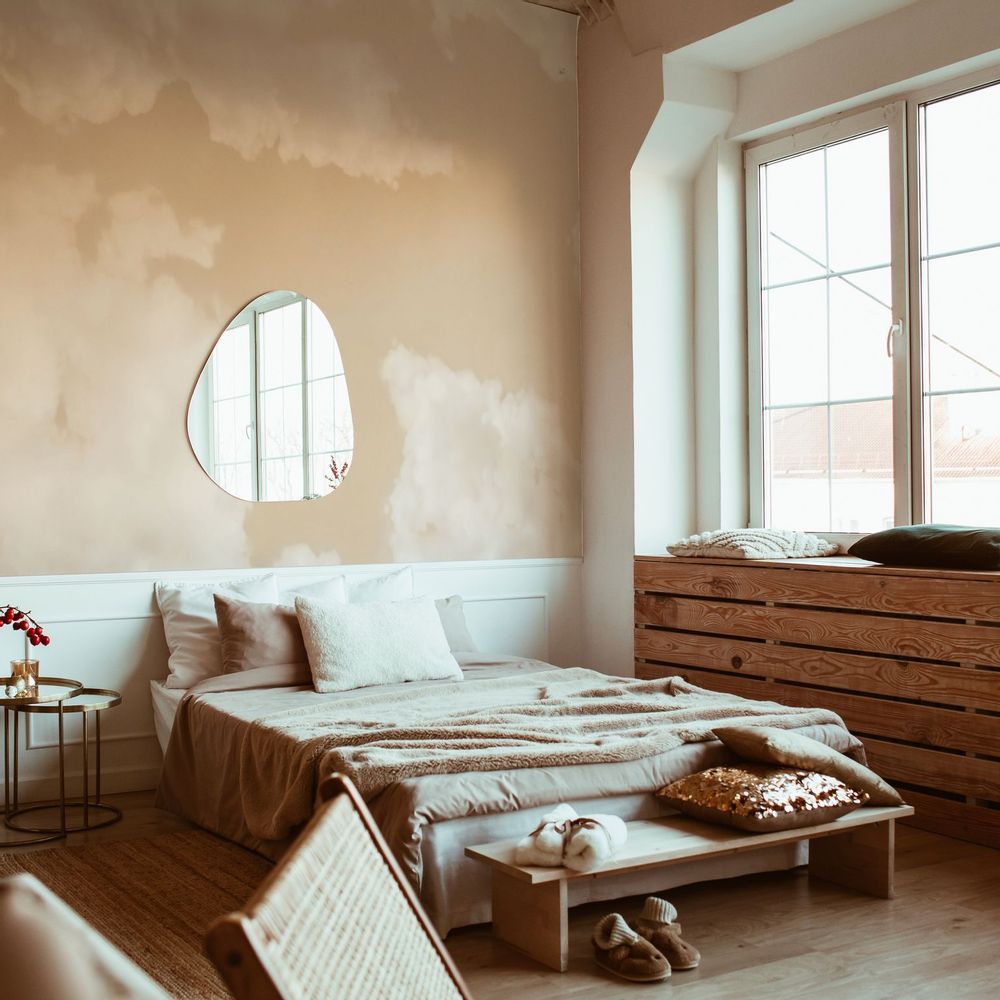 Other wall decoration - Wallpanel Cumulus Sable - PAPERMINT