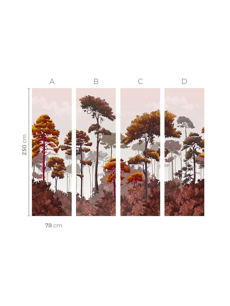 Other wall decoration - Wallpanel Matsu Automne - PAPERMINT
