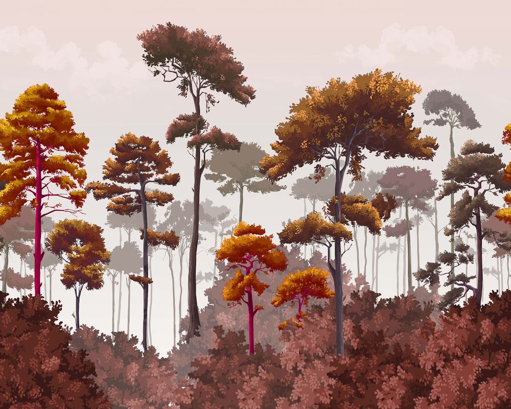 Other wall decoration - Wallpanel Matsu Automne - PAPERMINT