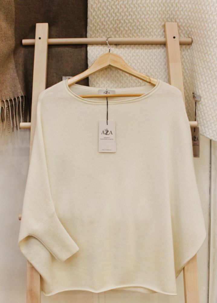 Apparel - Women's jogging from travel wear collection in cashmere, Mongolia - AZZA DESIGN STUDIO ORGANIC CASHMERE MONGOLIE