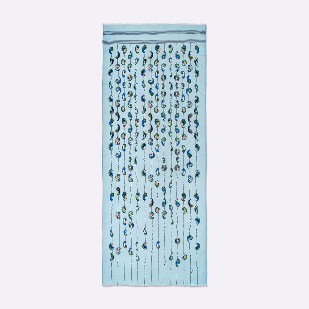 Foulards et écharpes - ECHARPE HARMONIE COTON BIO GOTS TENCEL - PETRUSSE PARIS