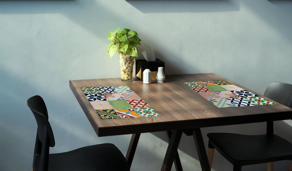 Sets de table - Set de table en vinyl. - CONTENTO