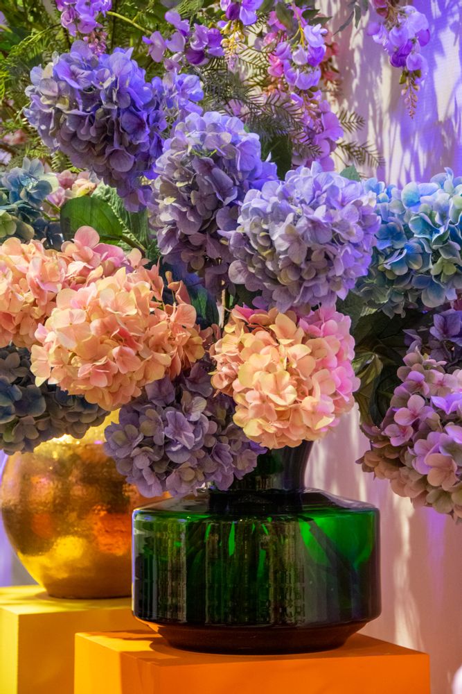 Floral decoration - Hydrangea mix colourful - Silk-ka Artificial flowers and plants for life! - SILK-KA