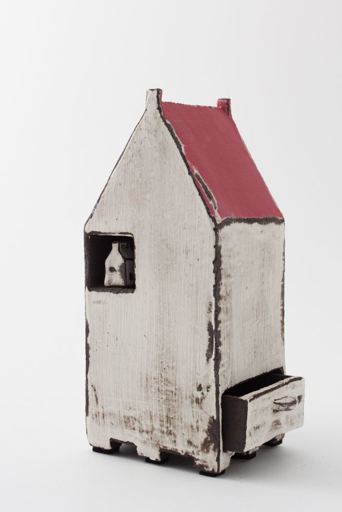 Ceramic - Jug with miniature houses - BÉRANGÈRE CÉRAMIQUES