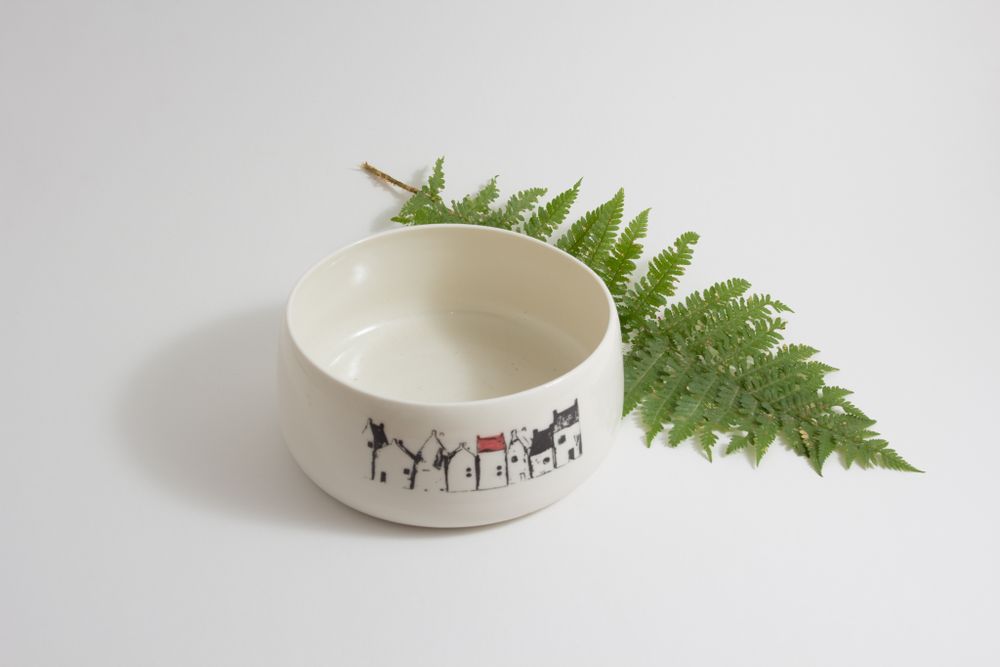 Ceramic - Jug with miniature houses - BÉRANGÈRE CÉRAMIQUES