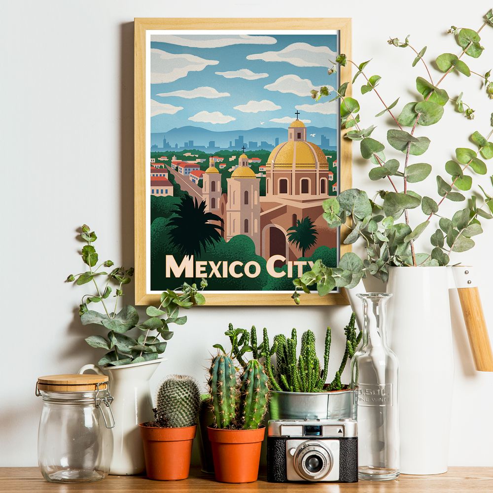 Poster - Art Print - Cities of America with Alex Asfour - SERGEANT PAPER