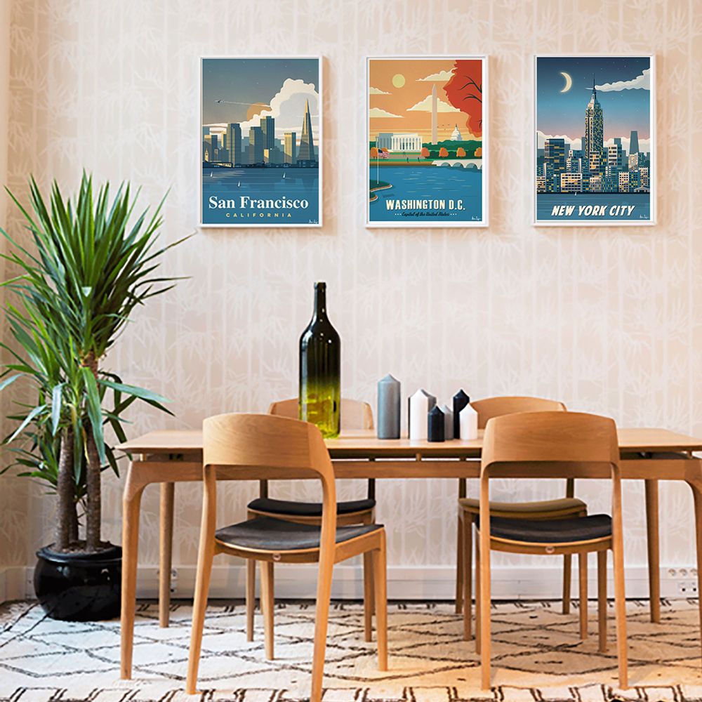 Poster - Art Print - Cities of America with Alex Asfour - SERGEANT PAPER