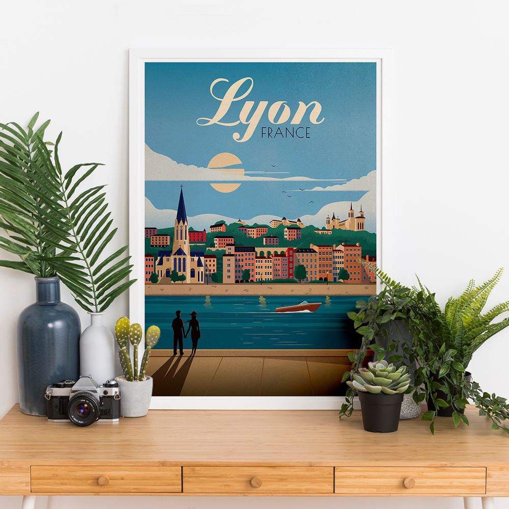 Poster - Art Print - Cities of France with Alex Asfour - SERGEANT PAPER